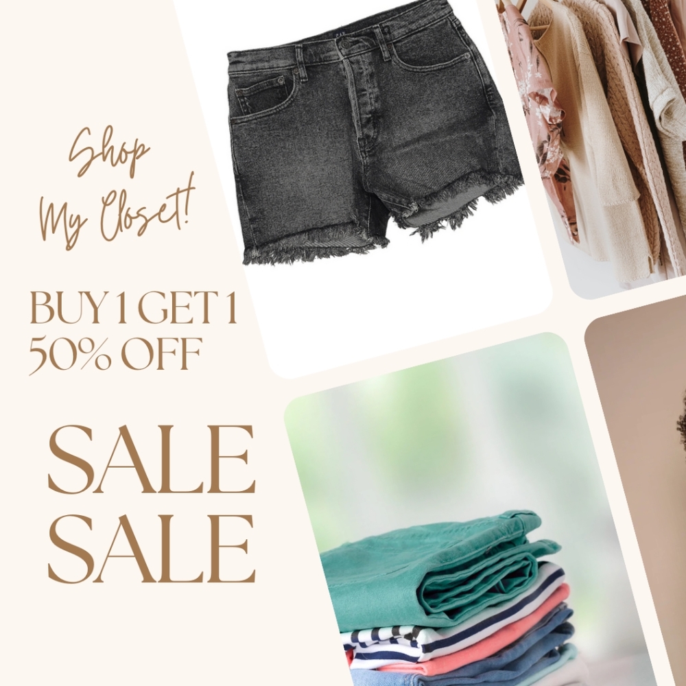 SALE: BOGO 50% OFF: NEW Clothing and more